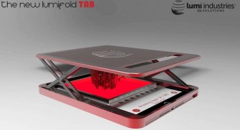 Lumifold, una impresora DLP plana con un tablet por cerebro