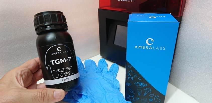 impresion3daily prueba resina ameralabs tgm-7 led