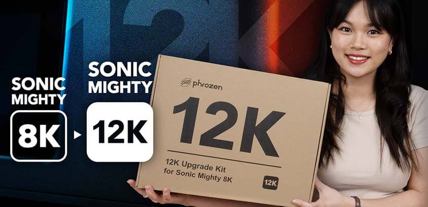 Foto del kit de actualización de la Phrozen Mighty 8K a 12K